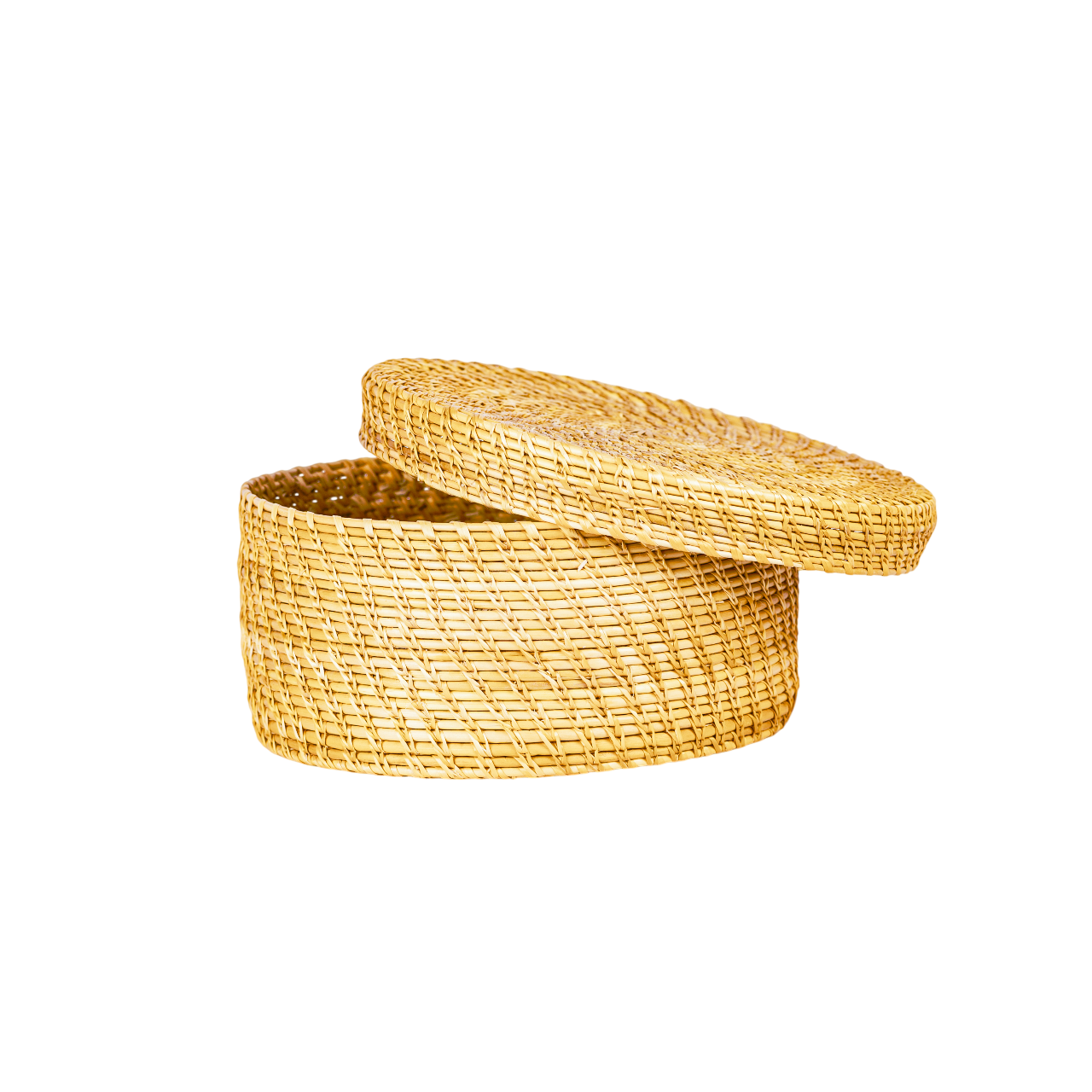 Golden Grass Round Multipurpose Box